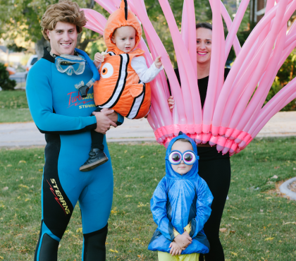 deguisement halloween famille inspiration animation Le Monde de Nemo