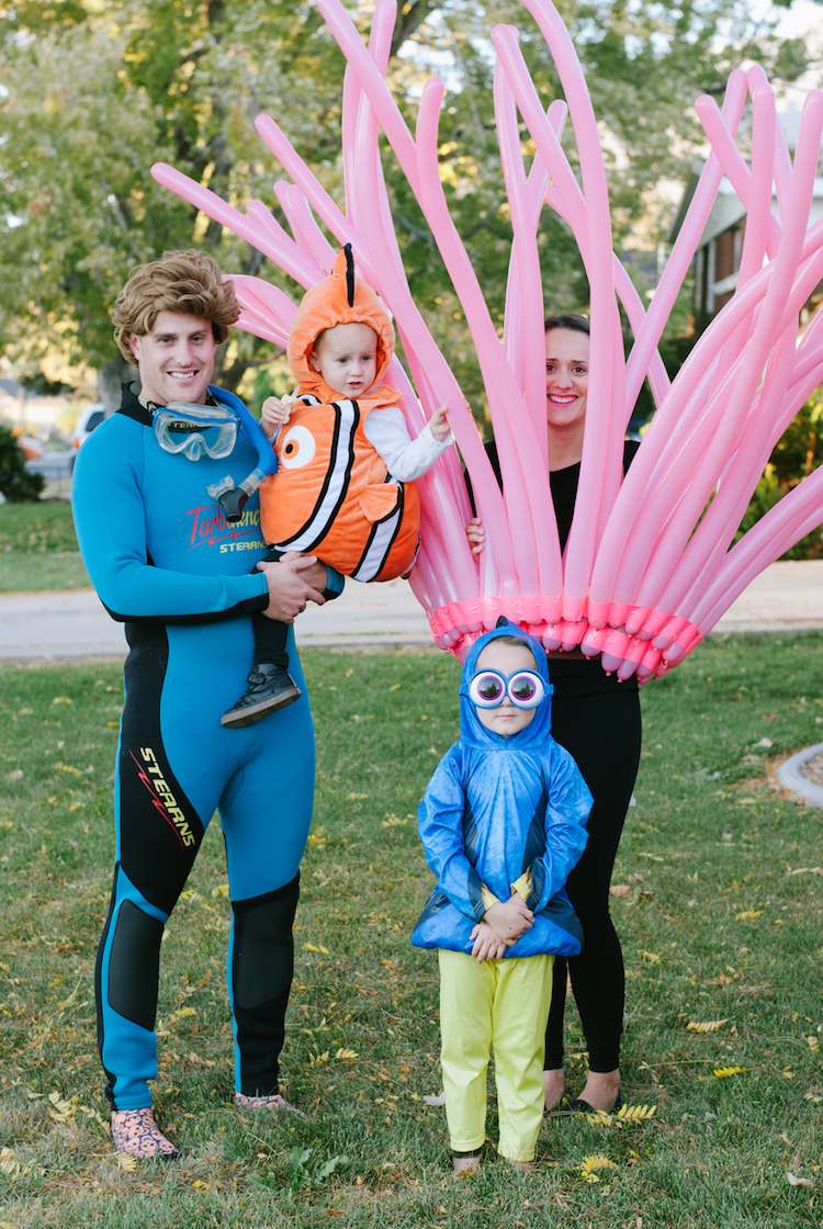 deguisement halloween famille inspiration animation Le Monde de Nemo