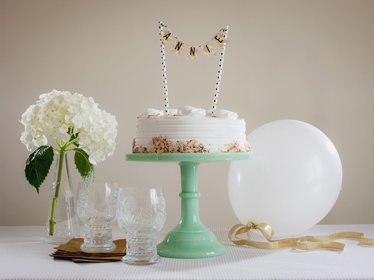 décoration gâteau mini guirlande tendance personnalisée pour gâteau toute occasion