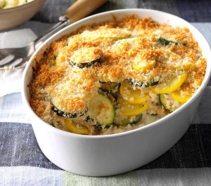 gratin de courgette courge jaune