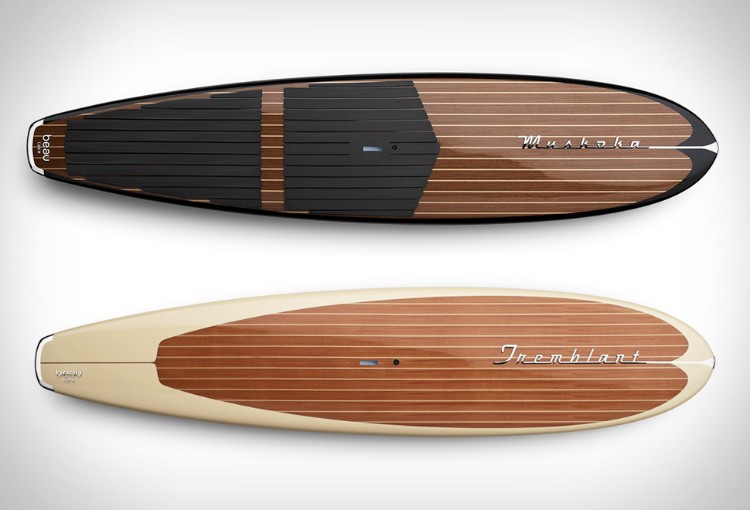 planche paddle modèle Muskoka design acajou érable concept écolo Beau Lake
