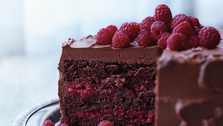recette gâteau au chocolat aux framboises