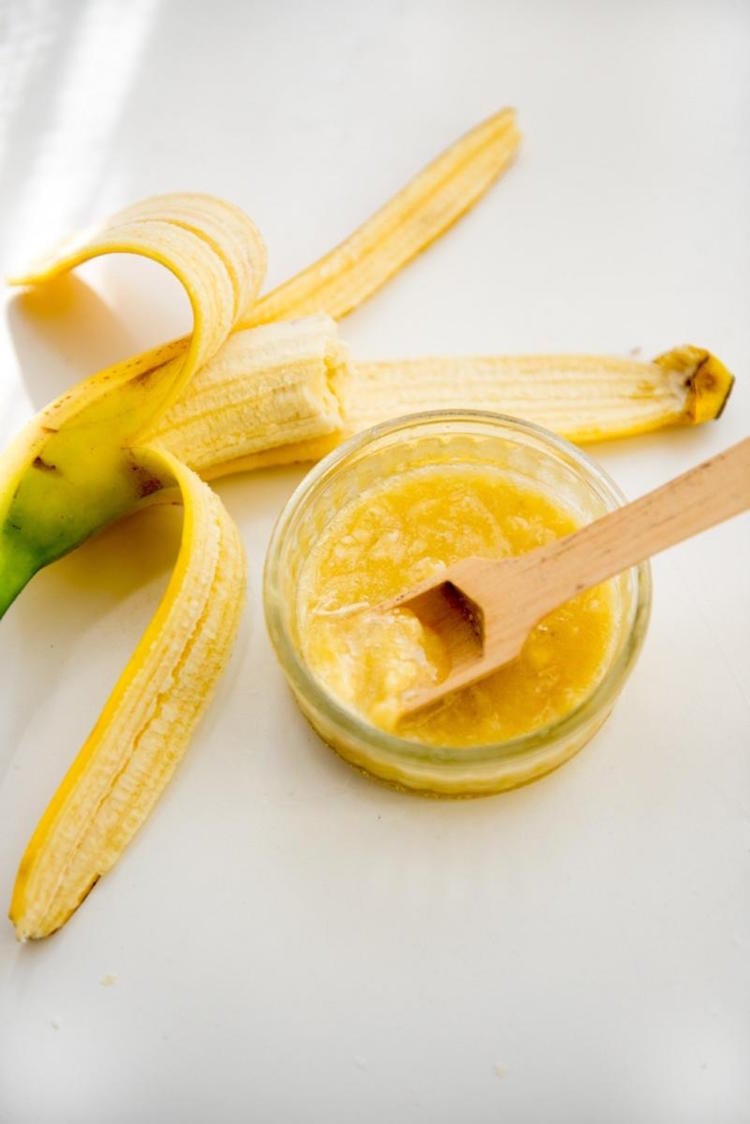 soins visage maison masque banane miel hydratation