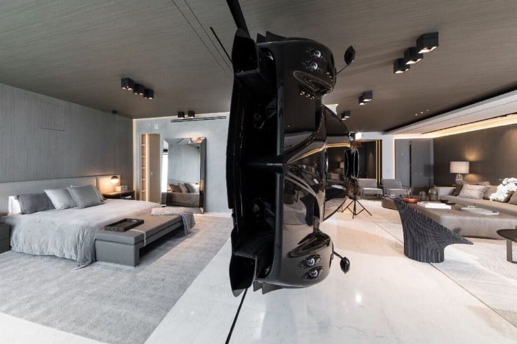 séparateur de pièce design exceptionnel appartement luxe Miami intérieur signé Artefacto home saging