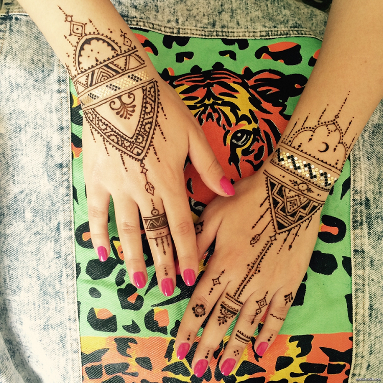 tatouage henné motifs indiens