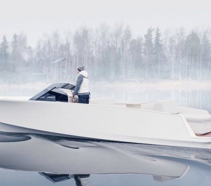yacht électrique design minimaliste modele Q30