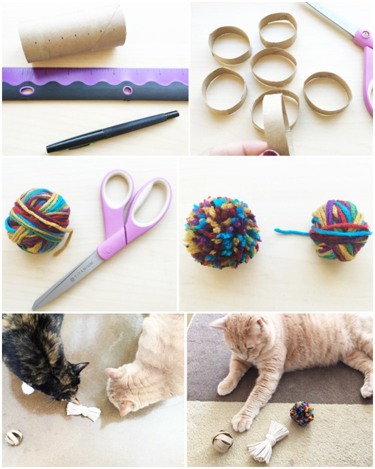 DIY jouet pour chat idées diverses sur mesure