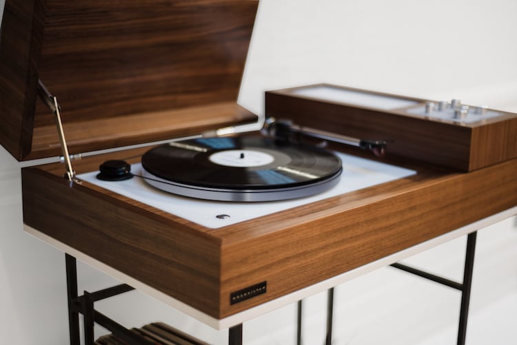 console de luxe hifi design neo vintage vinyles