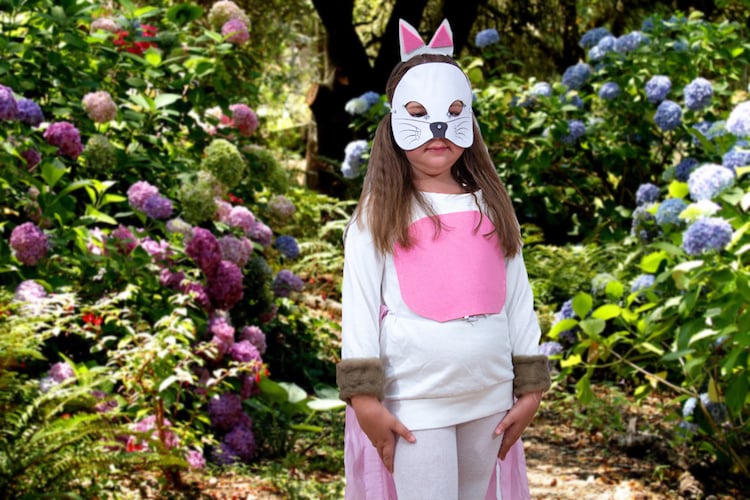 costume de chat pour fille facile idee deguisement Halloween