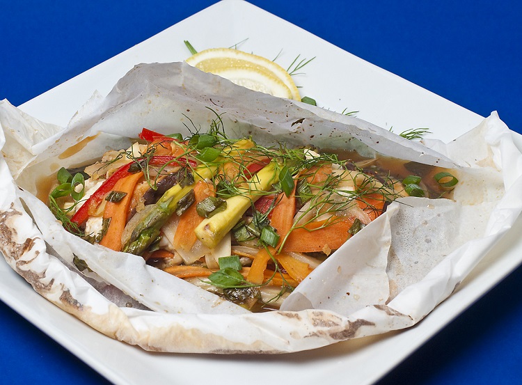 papillote de légumes vapeur cuisson saine recettes faciles grillade poisson fruits mer