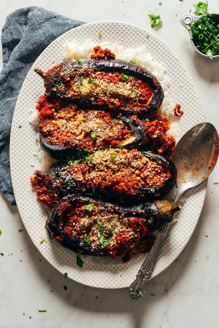 recette aubergine farcie légumes viande hachée top idées gourmandes