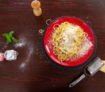 recette de spaghetti à la carbonara facile rapide version italienne authentique