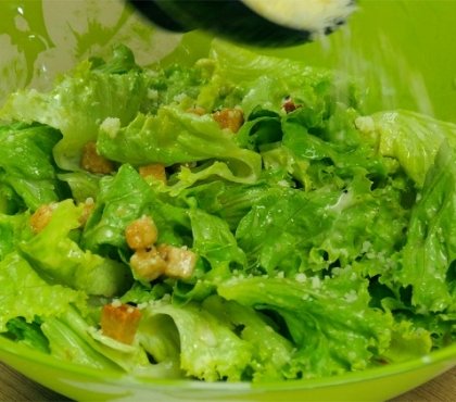 recette salade César très gourmande