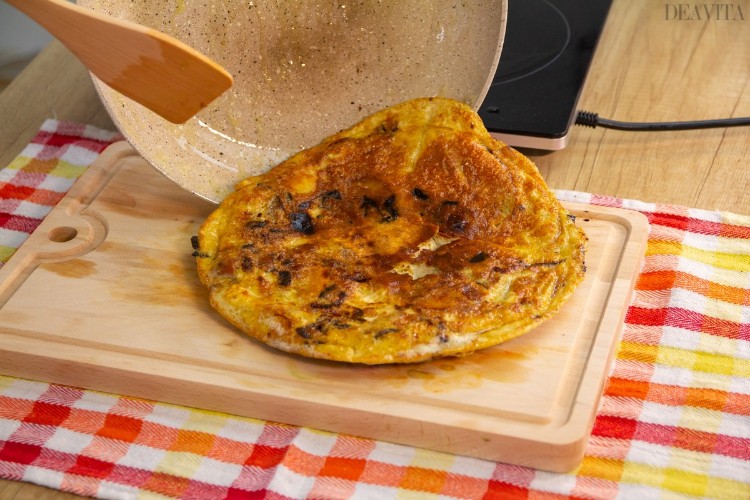 tortilla sans gluten omelette espagnole gourmande rapide réaliser