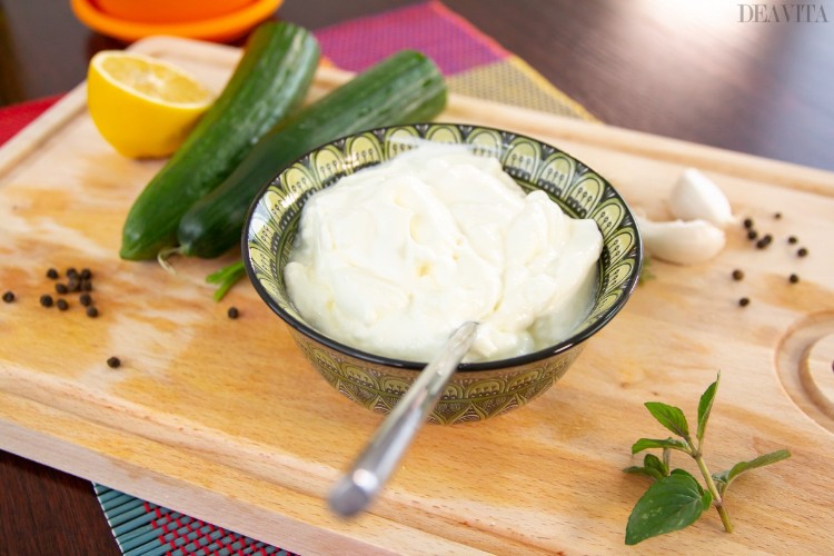tzatziki grec yaourt concombre aneth menthe
