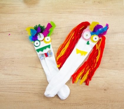 chaussettes personnalisées projet DIY enfants