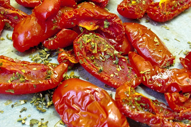 comment faire des tomates séchées épicées