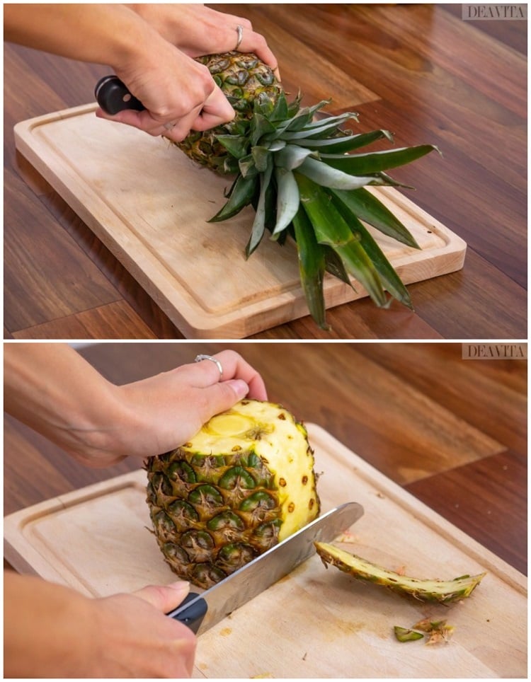 comment couper un ananas cubes technique facile express