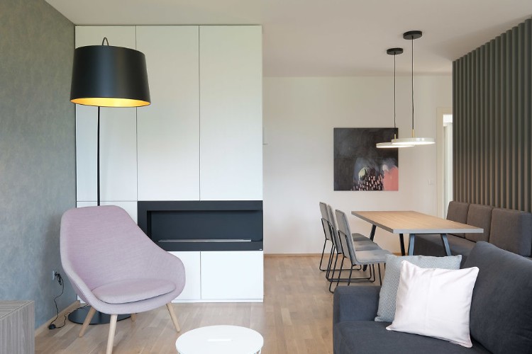 déco monochrome design appartement super moderne ambiance relaxante studio design intérieur contemporain IDstudio