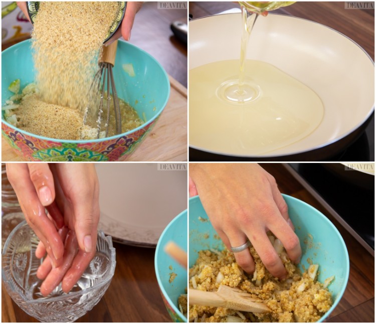 galettes de quinoa rapides faciles recette complète réalisée étape par étape