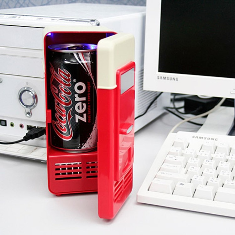 idée cadeau collègue de travail pour gourmets mini frigo USB pratique