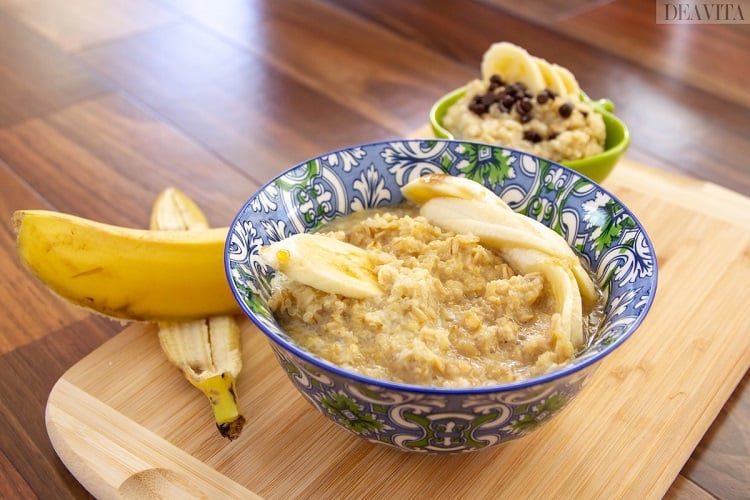 porridge quinoa avoine banane recette gourmande facile étape par étape