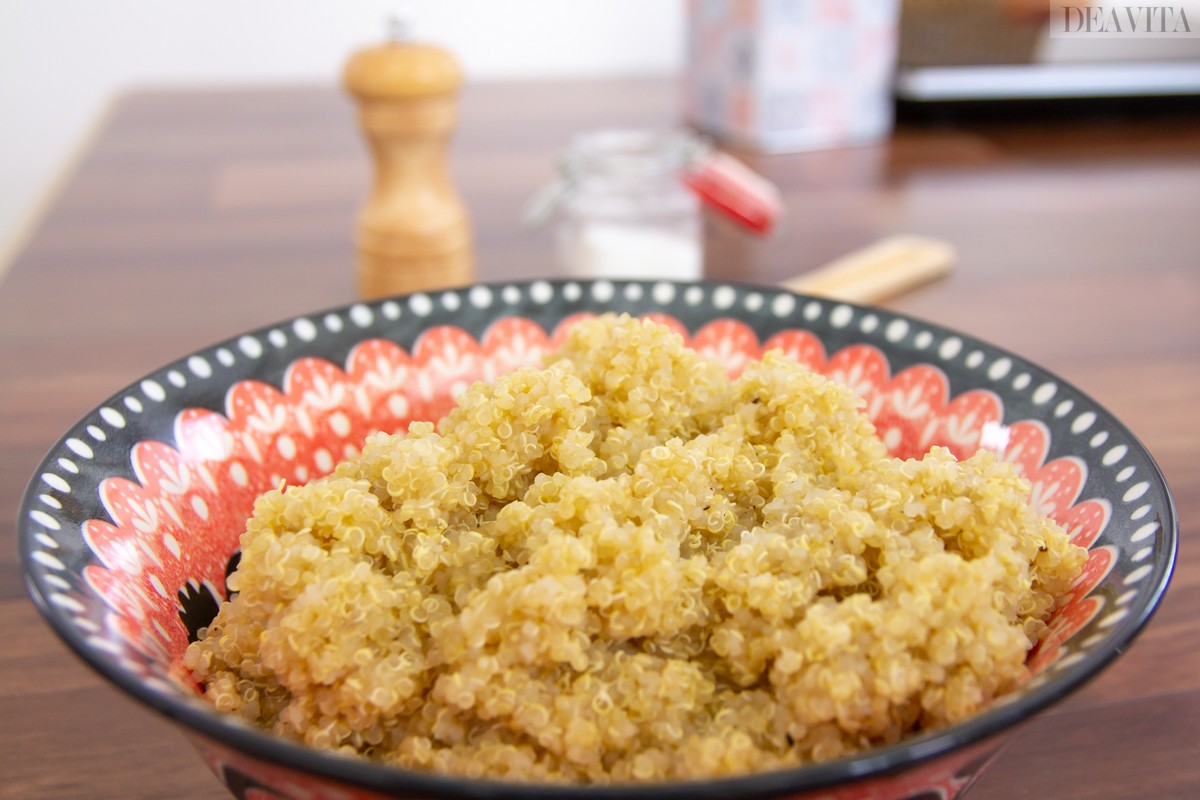porridge quinoa facile sucré pour petit déjeuner express sain banane sirop érable
