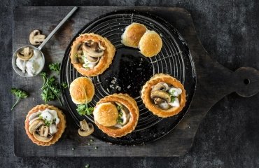 recette de bouchées à la reine viande veau champignons pour apéro classique français