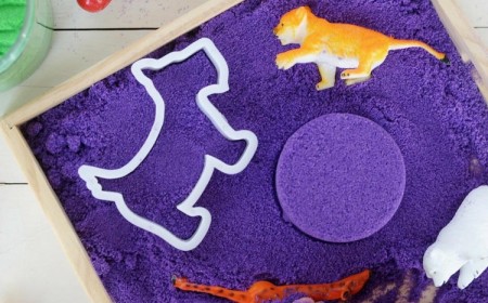 sable coloré ludique recette préparation idées activités DIY faire avec enfants