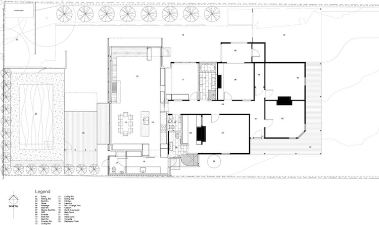 screen house extension moderne plan architecte