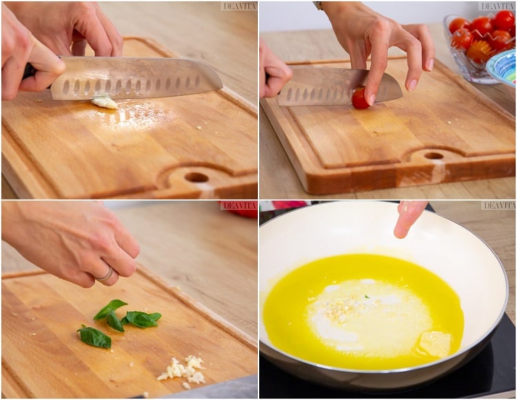 tuto pas à pas pâtes aux courgettes zucchini cuisine italienne ingrédients nécessaires