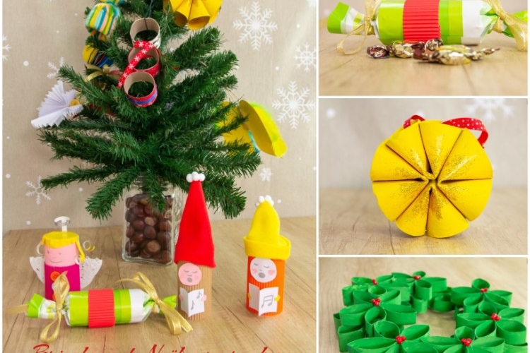 Bricolage de Noël avec rouleau papier toilette en 7 propositions splendides