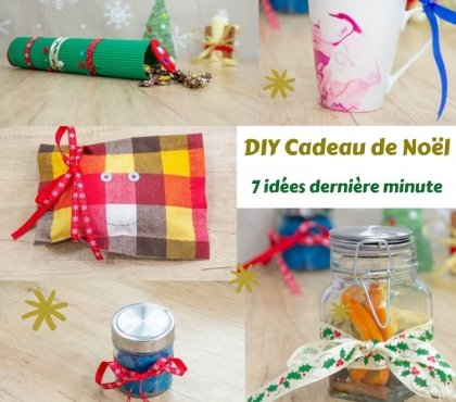 cadeau de Noël DIY 7 idées dernière minute