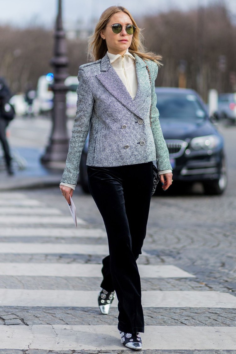 comment choisir un manteau d'hiver court gris look branché femme 2018