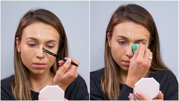 comment faire du contouring facile tutoriel simple maquillage tendance sculpturer visage produits nécessaires réalisation