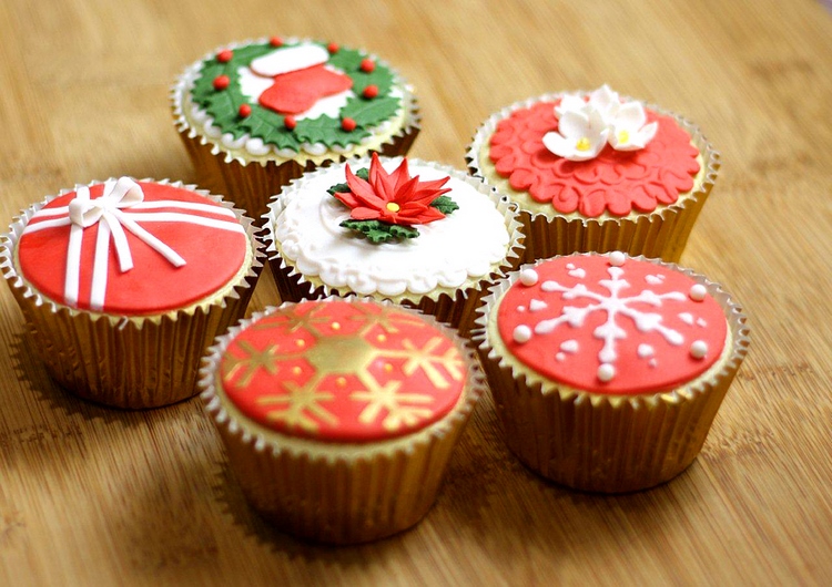 déco cupcake Noël idées DIY originales amateurs mini gâteaux festifs