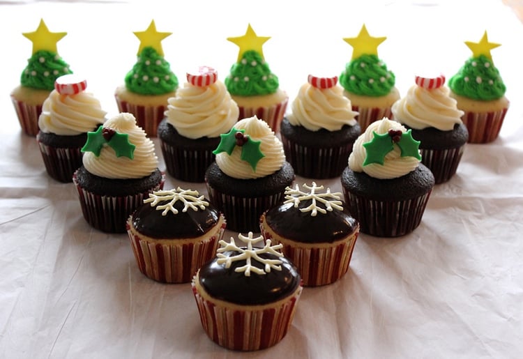 déco cupcake Noël top idées mini gâteaux festifs maison