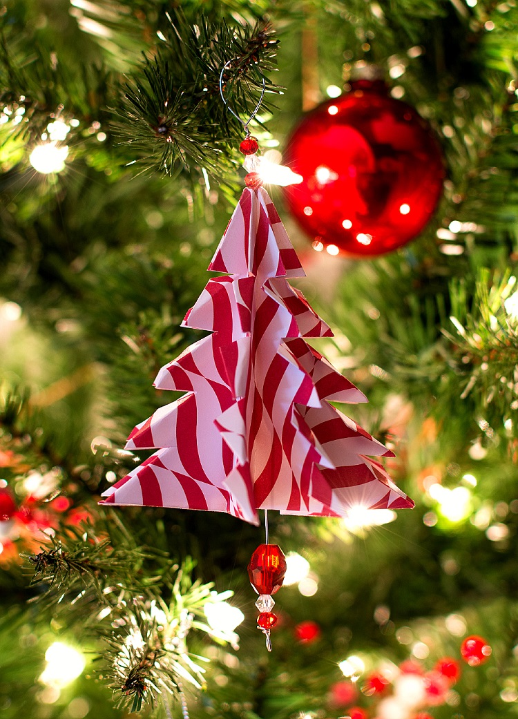 décoration de Noël origami ornement très original