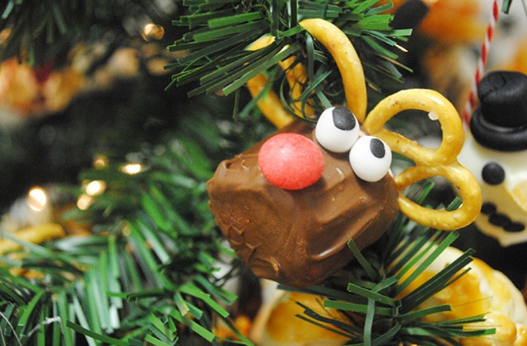 décorations comestibles arbre festif idée pour enfants
