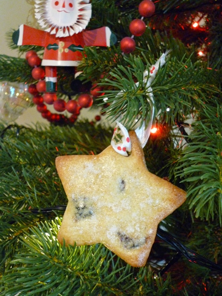 décorations comestibles biscuit étoile sapin