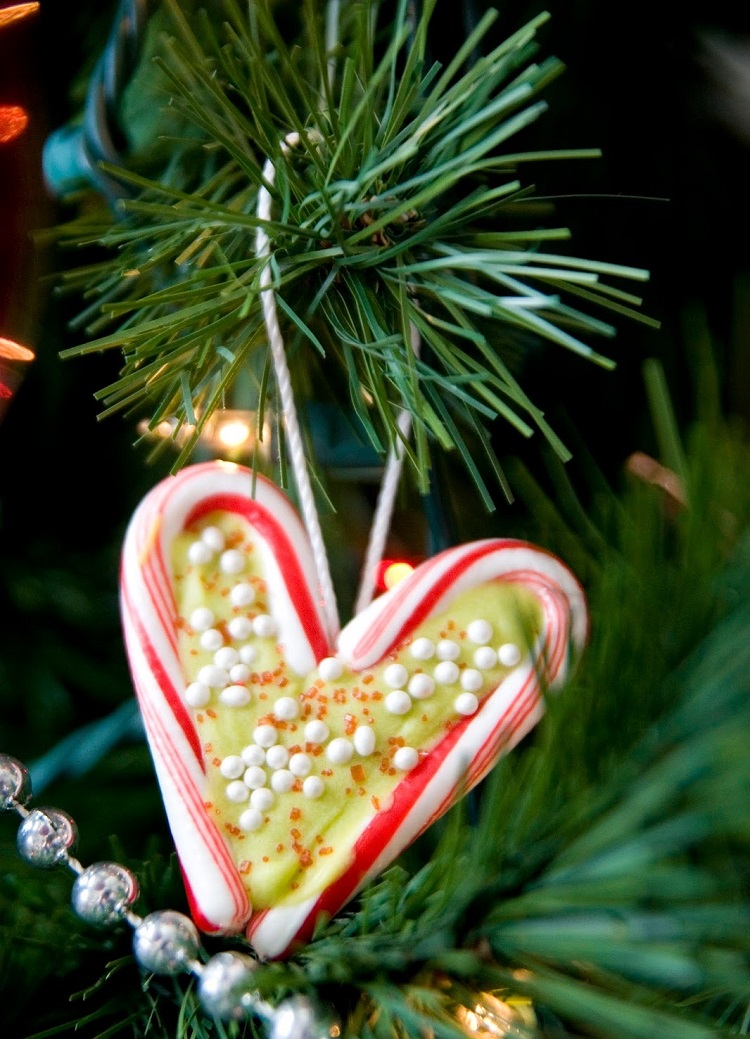 décorations comestibles pour l'arbre festif idées