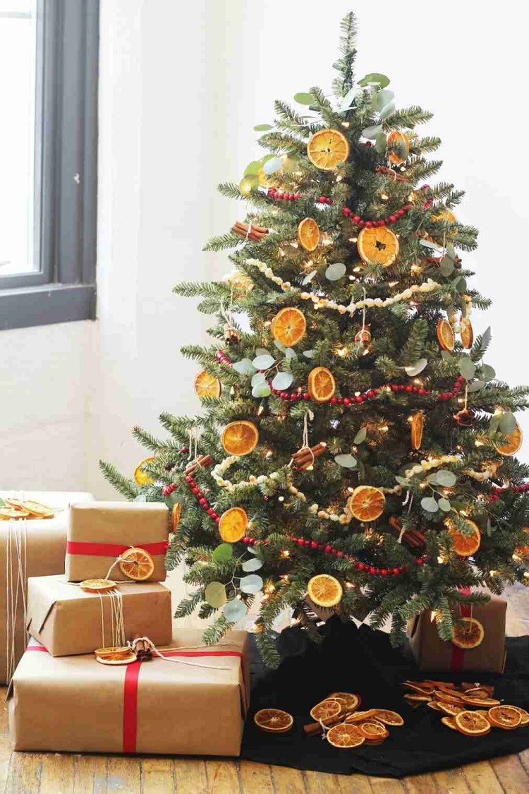 décorations comestibles sapin de Noël original