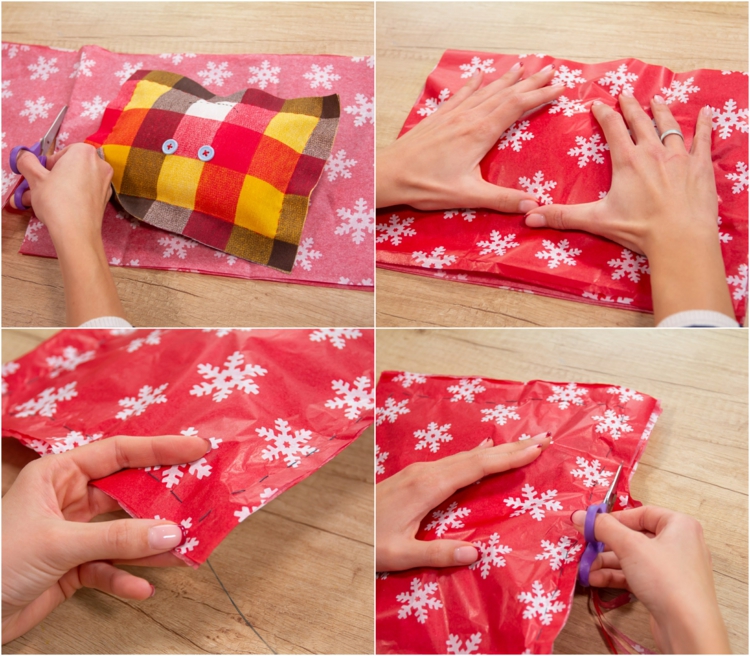 emballage cadeau Noël idée simple instructions