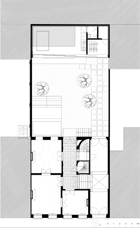 extension maison avec piscine zoom plan concept construction