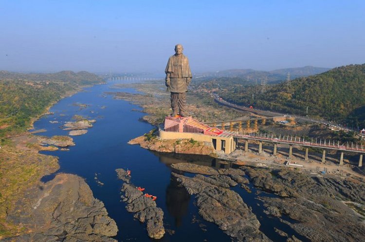 la plus haute statue du monde Inde statue effigie sardar patel
