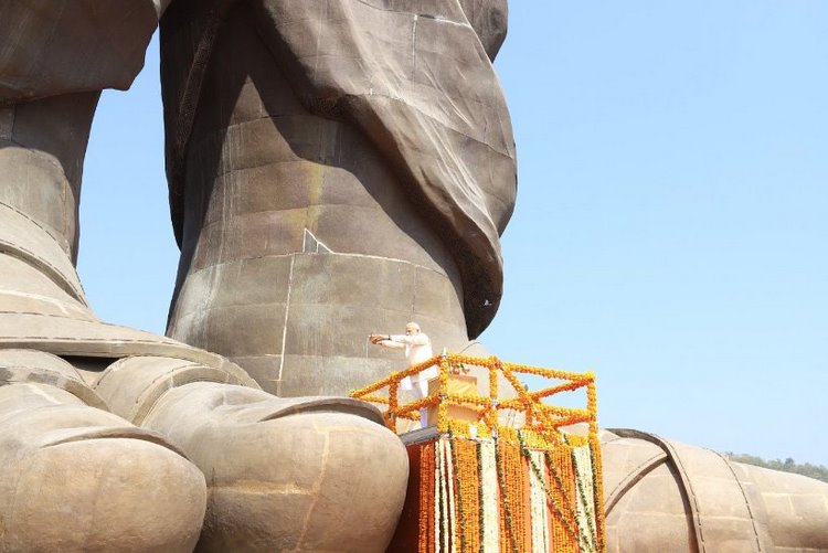 la plus haute statue du monde La Statue de l'Unité inauguration premier ministre narendra