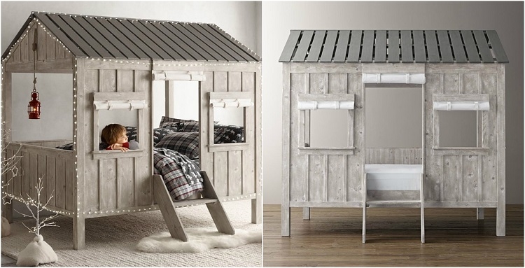 Lit cabane à faire soi-même pour enfant - un projet facile et économique