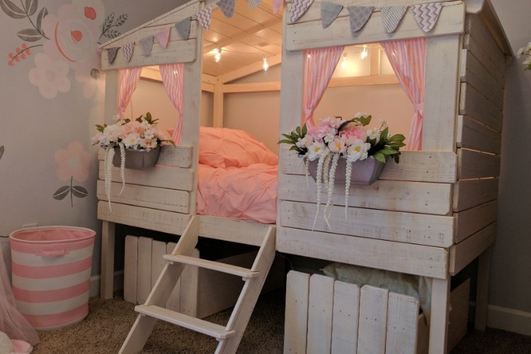 Lit cabane à faire soi-même pour enfant - un projet facile et économique