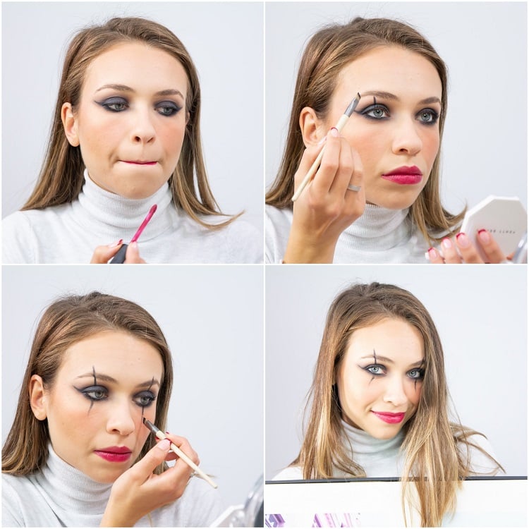 maquillage carnaval femme comment se transformer en mime