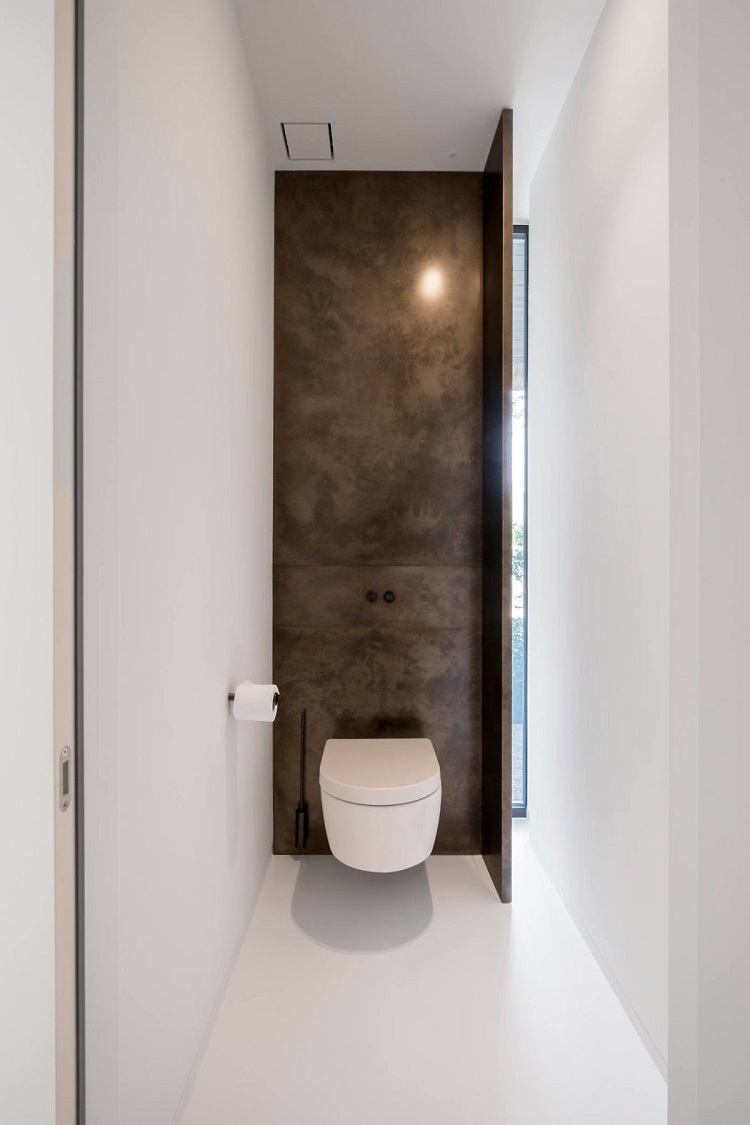 salle de bain minimaliste séparation